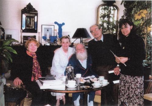Grazia Chiesa e Restany a Parigi 2002