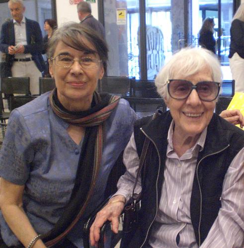 Permanente, Milano, 2017 Silvia con Isa di Battista