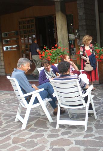 Pontedi Legno, 2010, con Giancarlo Pontiggia e Marisa Brecciaroli