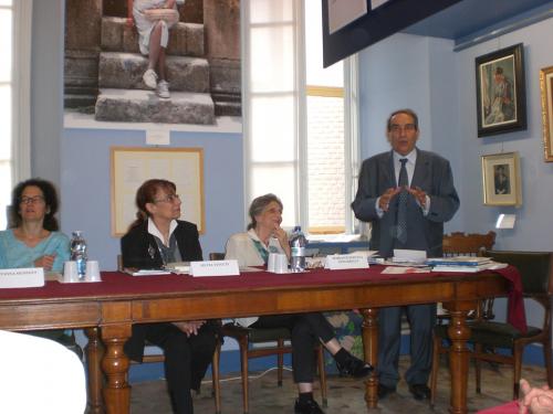 Sala Lalla Romano. Biblioteca Braidense, Milano, 2016, con Antonio Ria