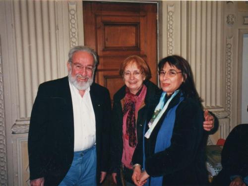 Con Arturo Schwarz, Libreria Hoepli, Milano, 2005