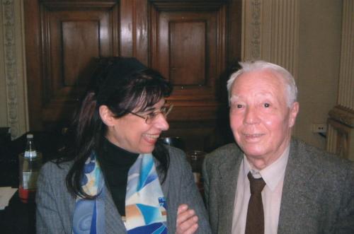 Libreria Hoepli, con Luciano Erba, 2004