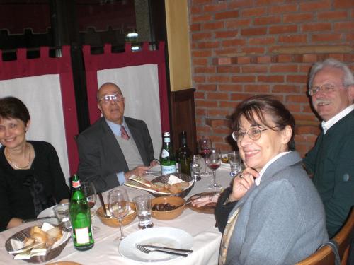 Silvia con Fausto Moreschi, Piero Viotto e Carmela Perucchetti 2012